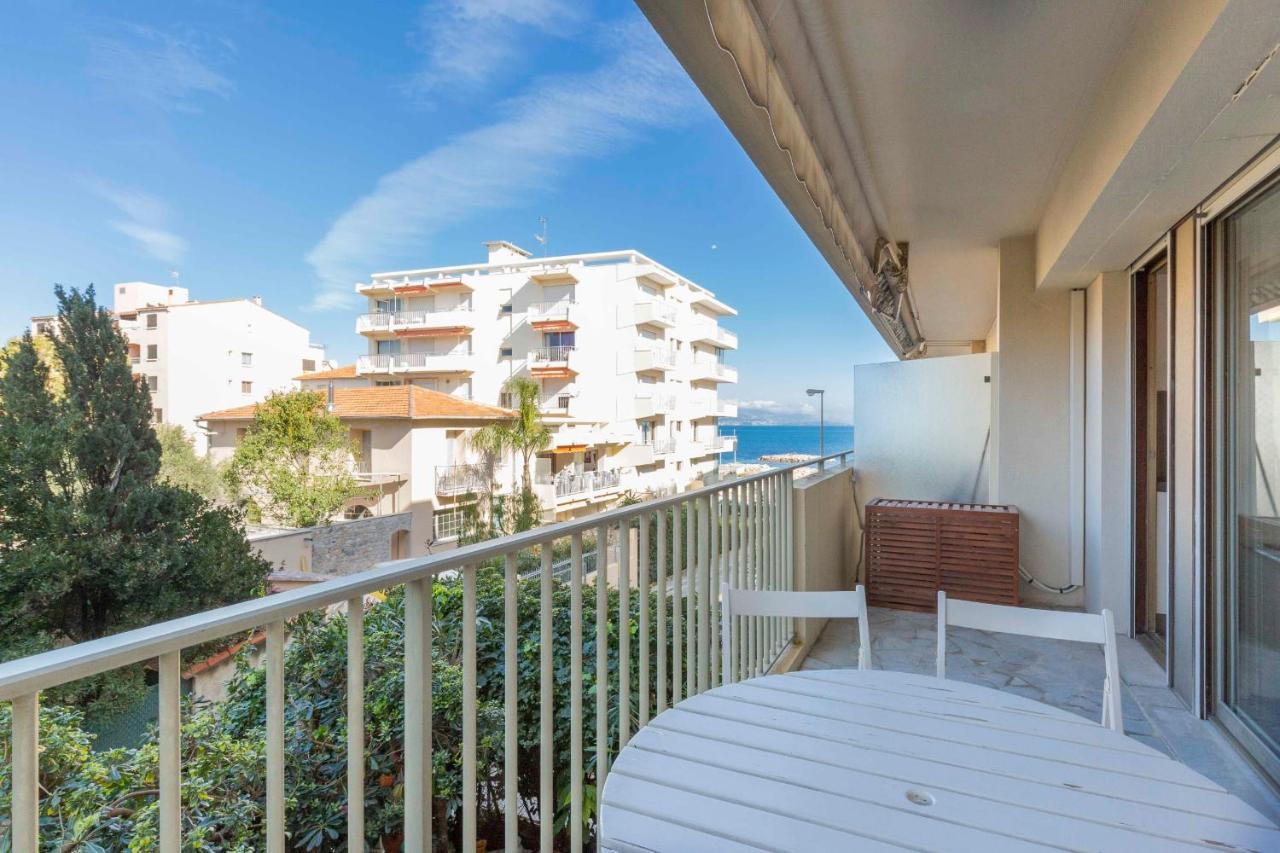 Chez J-P - 100M Beach 2-4Pers Terrace Sea View Pool Garage Antibes Exterior photo