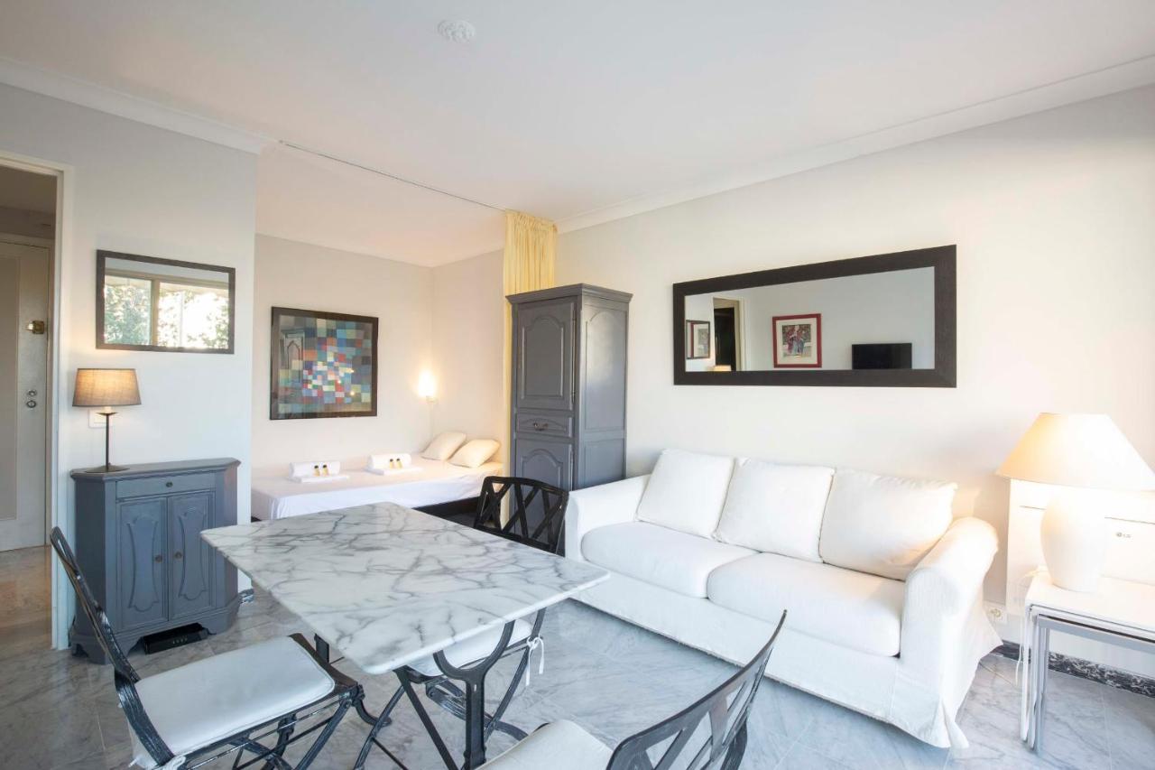 Chez J-P - 100M Beach 2-4Pers Terrace Sea View Pool Garage Antibes Exterior photo