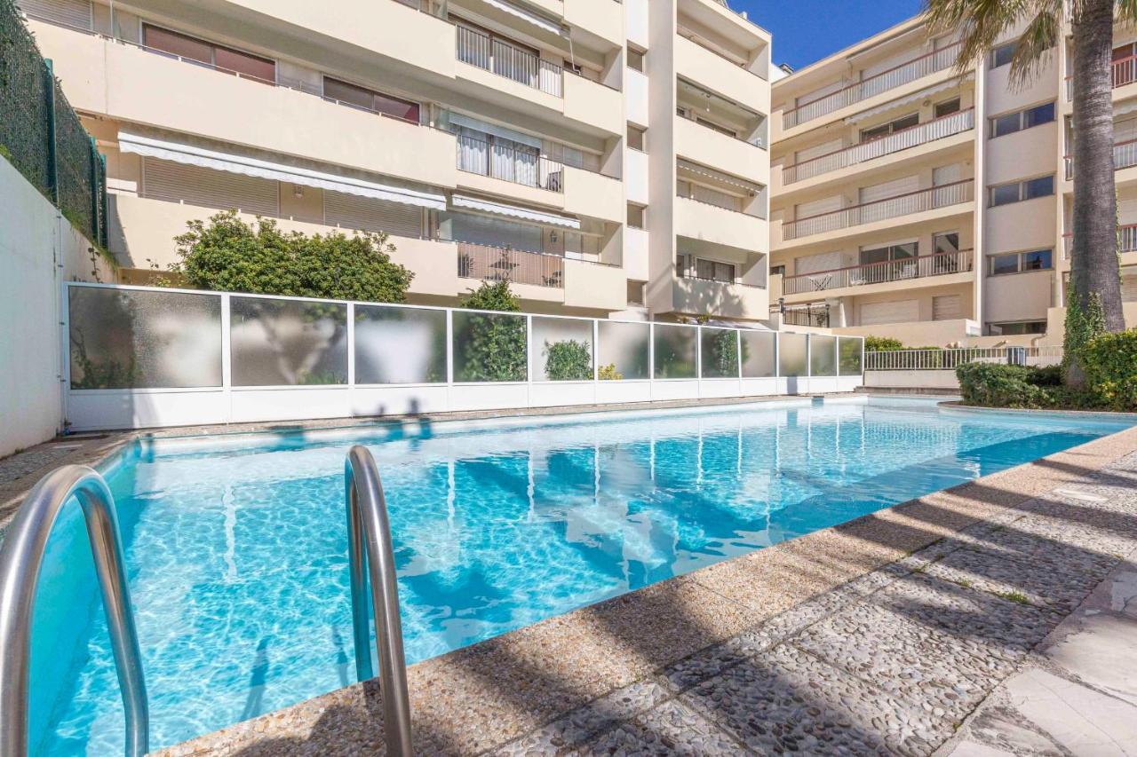 Chez J-P - 100M Beach 2-4Pers Terrace Sea View Pool Garage Antibes Exterior photo